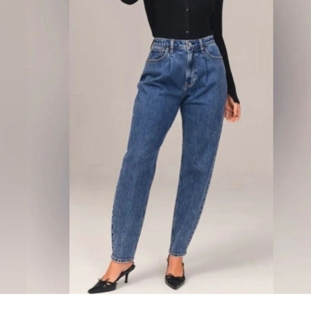 Abercrombie & Fitch High Rise Blue Jeans